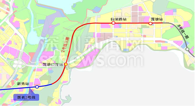 深圳地鐵2號線東延段（站點、線路圖、開通時間、最新消息）
